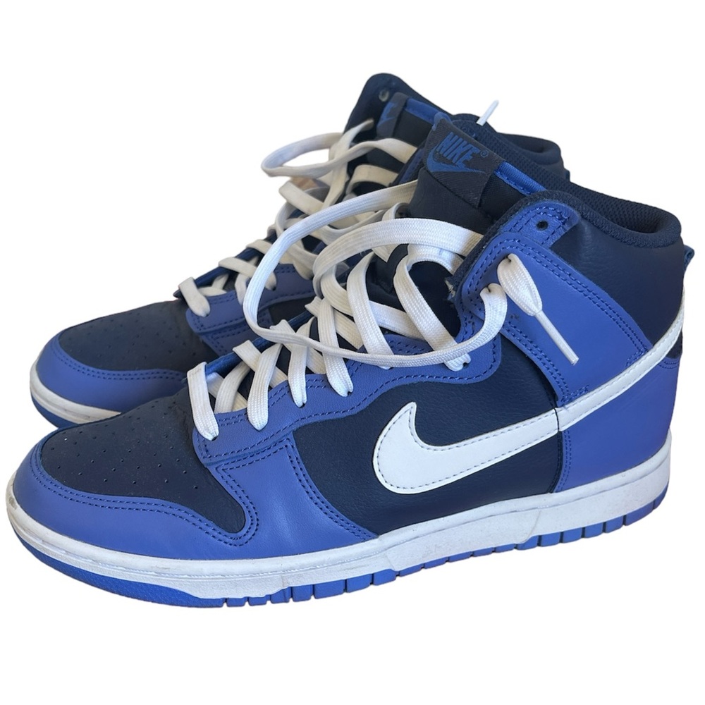 NIKE DUNK HI RETRO Midnight Navy Medium Blue DJ6189-400 Men's Size 9.5